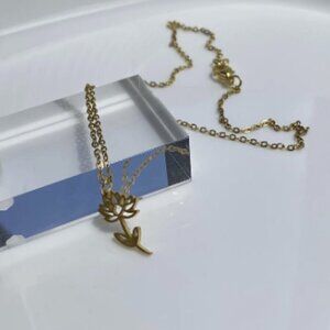 Birth Flower Necklace